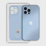 Capa Capinha Nanoglass Para iPhone 14 Pro (azul Sierra)