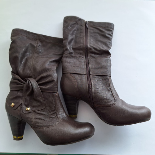 Bota Feminina Confort Flex Marrom Tam:37