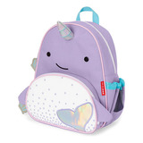 Mochila Infantil Menina Zoo Baleia Narval Skip Hop Cor Lilás