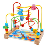 Juguete Montessori Laberinto Para Niños Y Niñas Educacional Color Multicolor