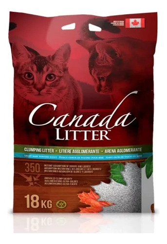 Arena Canada Litter 18kg + Alimento Humedo