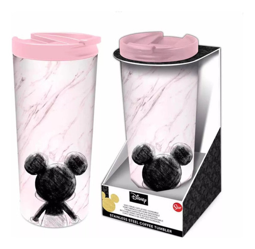 Vaso Cafe Termico 425ml Stainless Mickey Mouse Disney