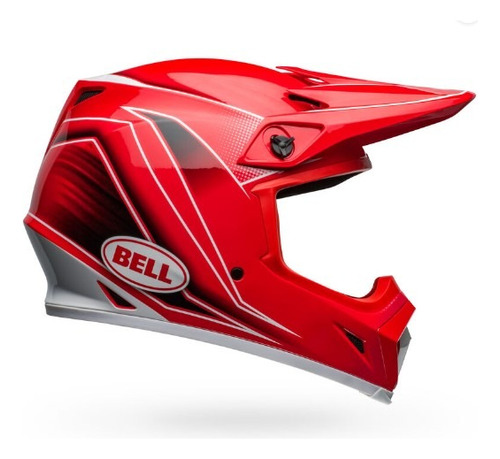 Casco Motocross Bell Mx-9 Zone Red 24