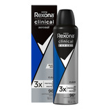  Desodorante Rexona Men Clinical Expert Clean Aerosol De 91g