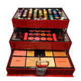 Set Maletin De Maquillaje Br Makeup Rojo Envio Gratis