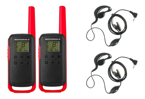 Rádio Walk Talk Motorola Talkabout T210br + Par Fones Ptt