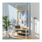 Closet Perchero De Metal Con Madera