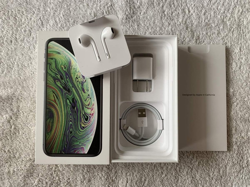 Caixa Vazia iPhone XS Space Gray 256 Gb Com Acessórios Novos