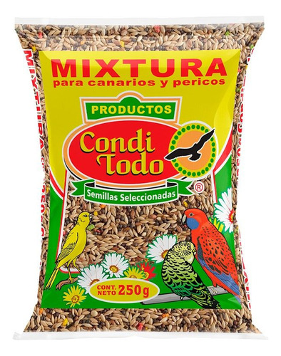 Mix Canario Perico 250gr Cj 25u - g a $10