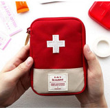 Bolso Insulina Cruz Roja Medico Glucometro Primeros Auxilios