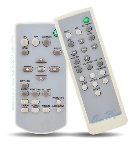 Control Remoto Para Proyector Sony Vpl-cs5 Px20 Dx100 Dx146