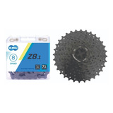 Cassete 8v K7 Mtb 11-32 Corrente Bike 8v Mtb Speed Promoção