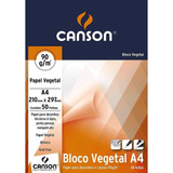 Papel Vegetal 50 Fls A4 90g Canson Promoção