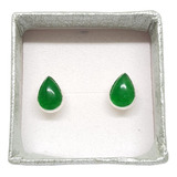 Aros Plata 925 Piedra Peridoto