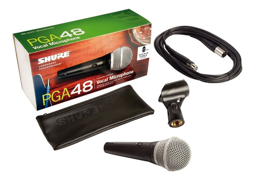 Microfono Shure Pga48 Xlr Estudio De Voz Pga-48 Profesional