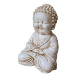 Buda Bebe Dhyana Decorativa 15cm Uso Exterior Interior