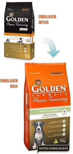 Raçao Golden Power Training Filhotes Frango E Arroz 15kg