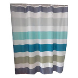 Cortina Poliester Stripe Aqua 