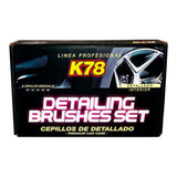 Kit 5 Cepillos Pinceles Para Detailing Premium K78