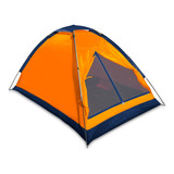 Carpa Stx Free Iv 4 Personas Playa Camping Aventura Color Naranja/azul