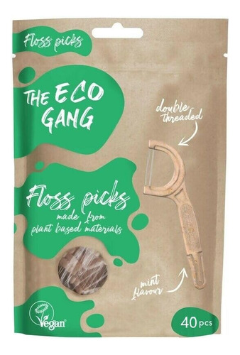 The Eco Gang Palillos De Hilo Dental Hechos De Materiales Ve