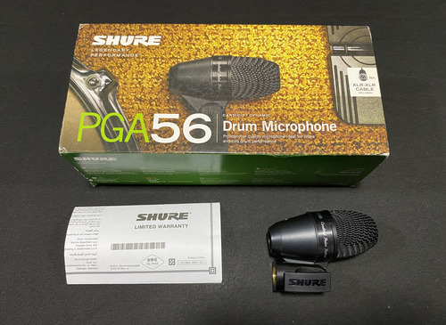 Microfone Shure Pga56 Dinâmico Cardioide Original