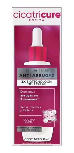 Cicatricure Rosita Serum Facial Anti-arrugas 3xbiotec X30ml