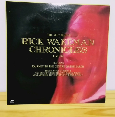 Laser Disc Ld Rick Wakeman Chronicles Live Japan