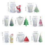 Molde De Silicona Para Velas Navideñas, 1 Unidad, Árbol, Bri