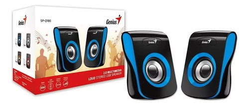 Parlante Para Computador Genius Sp Q180 Potencia 6w Rms