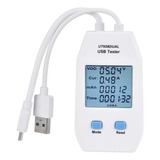 Probador Usb, Detector Usb -t Lcd, Voltímetro, Amperímetro