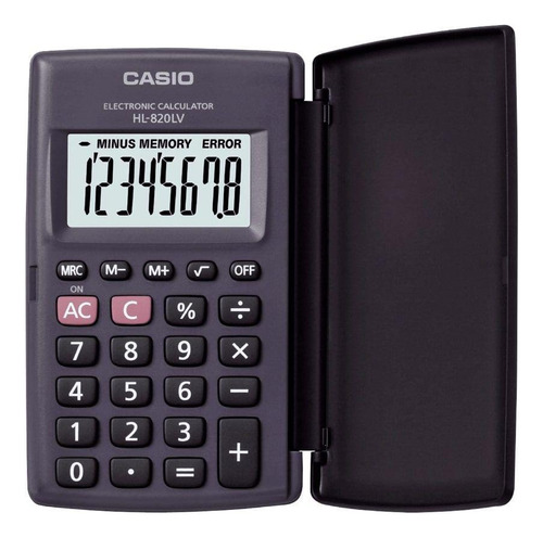 Calculadora De Bolso 8 Dígitos Hl-820lv-s4-dp Casio