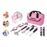 Set Herramientas 8 Pzas Color Rosa 21251 Pretul