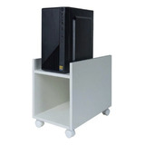 Suporte Porta Computador Gabinete Estabilizador Branco