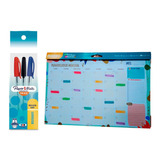 Calendario Planificador Mensual 30 Hj + 3 Lapices Paper Mate