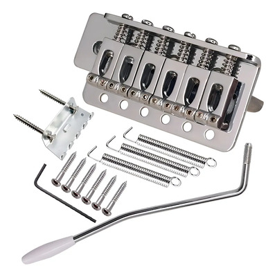Puente Tremolo Danwood ZTR01 Guitarra Eléctrica 6 Cuerdas Plateado | Meses sin interés
