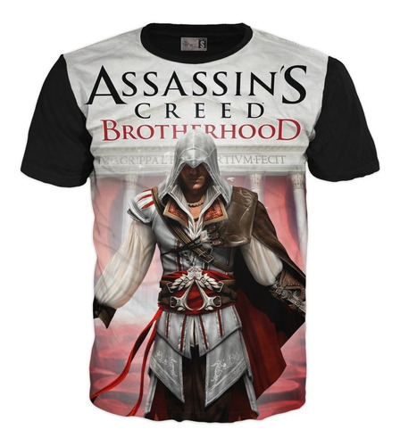 Camiseta Assassins Creed Brotherhood  Exclusiva Premium