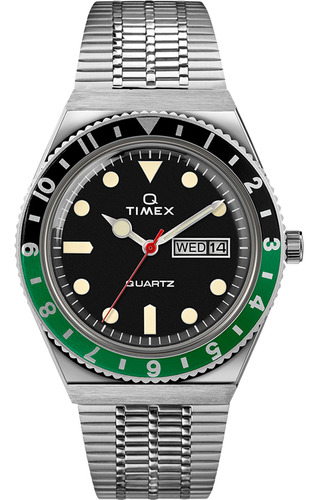 Reloj Timex Q Diver Reedición De 38 Mm -tw2u60900-
