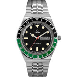 Reloj Timex Q Diver Reedición De 38 Mm -tw2u60900-