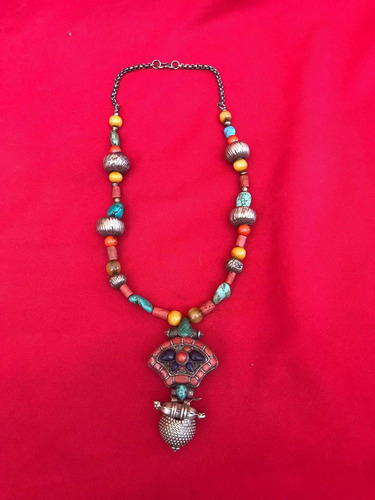 Collar  Tibetano Antiguo Plata