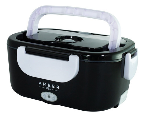 Lonchera Eléctrica 1.5l Porta Comidas Negro Amber Style 110v