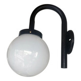 Aplique De Pared Globo 1 Luz Tulipa Vidrio Opal Ø18cm