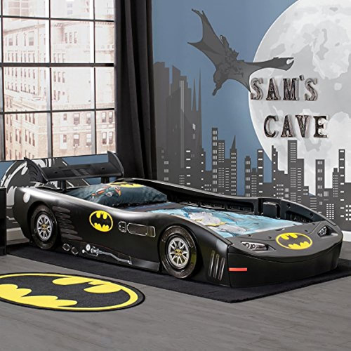Dc Comics Batman Batmobile Coche Cama Doble Por Delta Childr