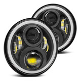 * 2×faros Led 7 Pulgadas Ojo Ángel Wrangler Jeep Vocho