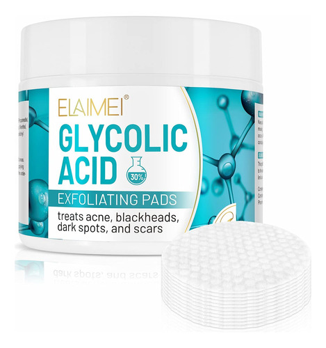 Almohadillas De Acido Glicolico 30% Salicilico Exfoliante 50