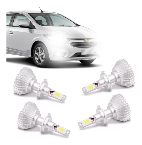 Kit Lampada Xenon Super Led Prisma Farol E Milha 6000k