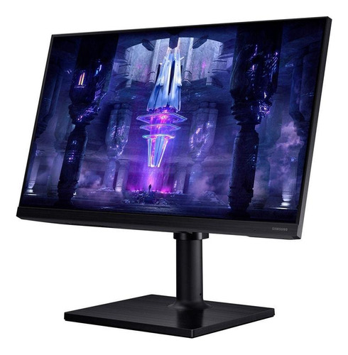 Monitor 24'' Odyssey G30 Preto Samsung Tela Plana 144hz