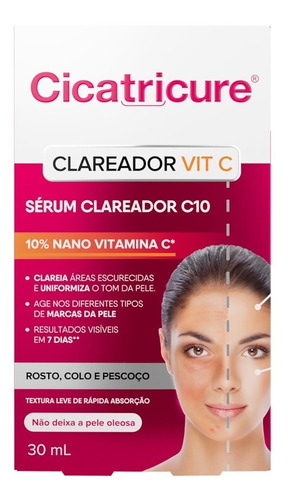 Sérum Facial Clareador C 10 Nano Vitamina C 30ml Cicatricure