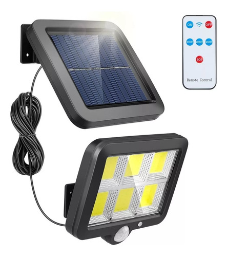 Lámparas Solar Exteriores De Pared 120 Cob Con Sensor