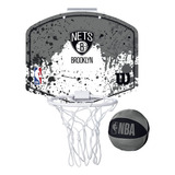 Wilson Nba Team Mini Aro De Baloncesto - Brooklyn Nets